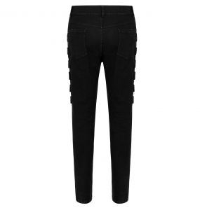Pantalon 'Fredegar' en Sergé Noir