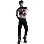 Pantalon 'Fredegar' en Sergé Noir