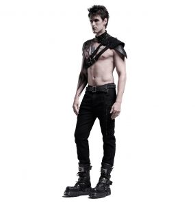 Pantalon 'Fredegar' en Sergé Noir