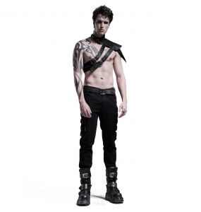 Pantalon 'Fredegar' en Sergé Noir