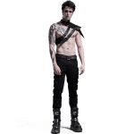 Pantalon 'Fredegar' en Sergé Noir