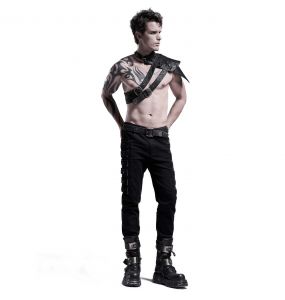 Pantalon 'Fredegar' en Sergé Noir