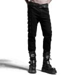 Pantalon 'Fredegar' en Sergé Noir