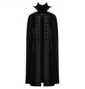 Black 'Vlad' Long Cloak