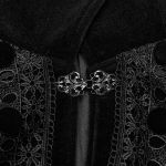 Black 'Vlad' Long Cloak
