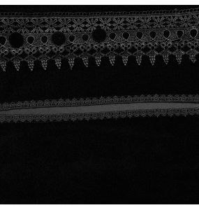 Black 'Vlad' Long Cloak