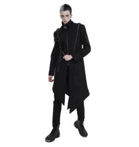 Manteau Asymétrique 'Segeric' Noir