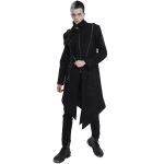 Manteau Asymétrique 'Segeric' Noir
