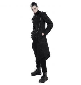 Manteau Asymétrique 'Segeric' Noir