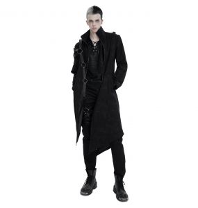 Manteau Asymétrique 'Segeric' Noir