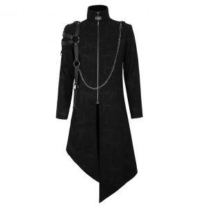 Manteau Asymétrique 'Segeric' Noir