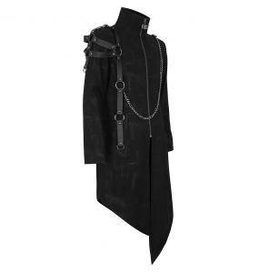 Manteau Asymétrique 'Segeric' Noir