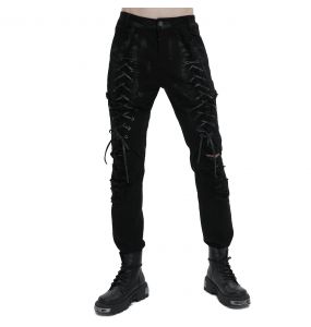 Pantalon 'Gainas' Noir