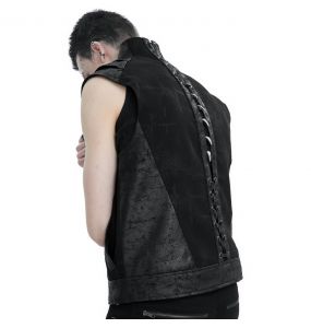 Black 'Alternative Squale' Waistcoat