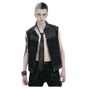 Black 'Alternative Squale' Waistcoat