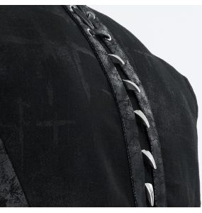 Black 'Alternative Squale' Waistcoat