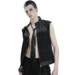 Black 'Alternative Squale' Waistcoat