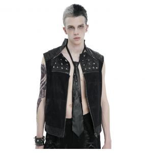 Black 'Alternative Squale' Waistcoat