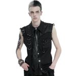 Black 'Alternative Squale' Waistcoat