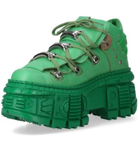 Chaussures New Rock Tank Monochromes Vertes