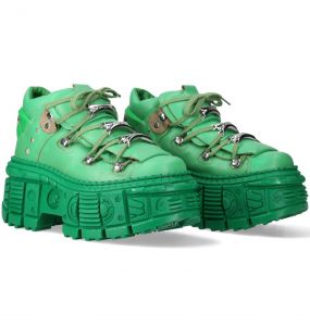 Chaussures New Rock Tank Monochromes Vertes