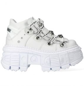 Chaussures New Rock Tank Monochromes Blanches