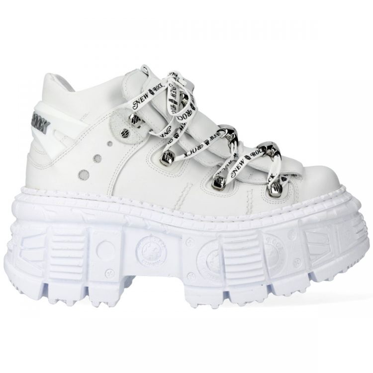 Chaussures New Rock Tank Monochromes Blanches