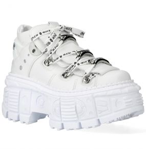 Chaussures New Rock Tank Monochromes Blanches