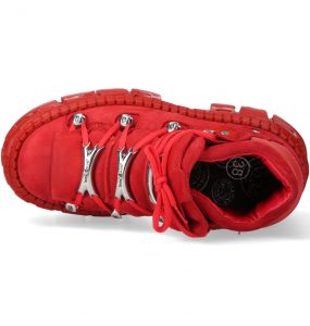 New Rock Tank Monochrome Red Shoes