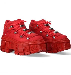 New Rock Tank Monochrome Red Shoes