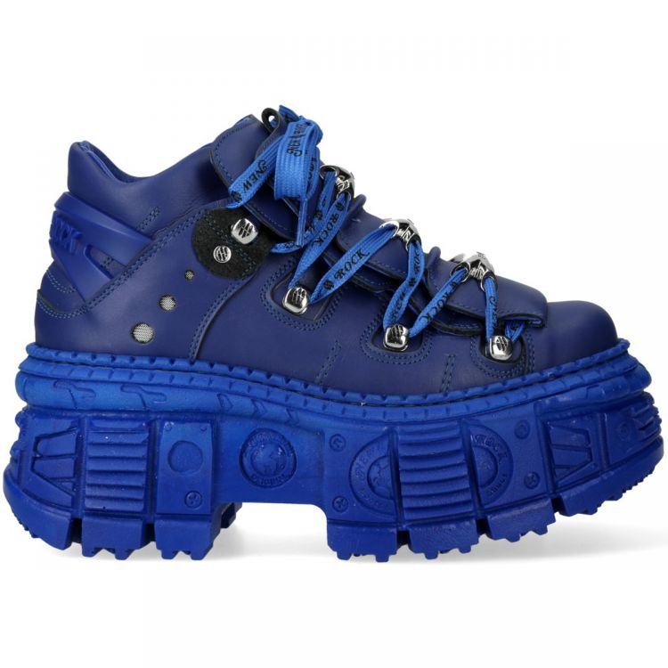 New Rock Tank Monochrome Blue Shoes