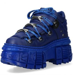 New Rock Tank Monochrome Blue Shoes