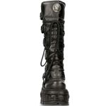 Black Itali and Nomada Leather New Rock Tank High Boots