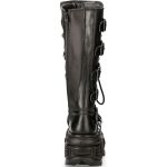 Black Itali and Nomada Leather New Rock Tank High Boots