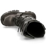 Black Itali and Nomada Leather New Rock Tank High Boots