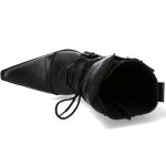 New Rock Malicia Boots in Black Itali Leather