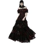 Longue Robe 'Ostrogotha' Noire et Rouge