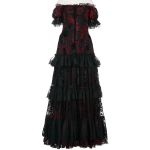 Longue Robe 'Ostrogotha' Noire et Rouge