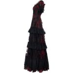Longue Robe 'Ostrogotha' Noire et Rouge