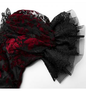 Longue Robe 'Ostrogotha' Noire et Rouge