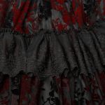 Longue Robe 'Ostrogotha' Noire et Rouge