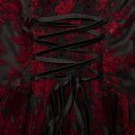 Longue Robe 'Ostrogotha' Noire et Rouge