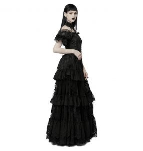 Black 'Ostrogotha' Long Dress