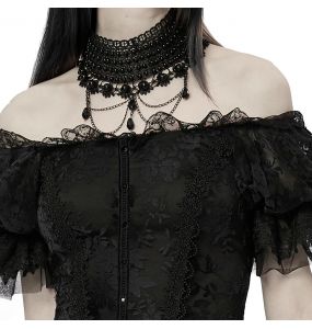 Black 'Ostrogotha' Long Dress