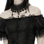 Black 'Ostrogotha' Long Dress