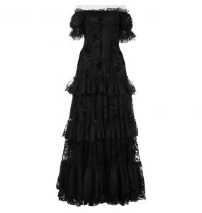 Black 'Ostrogotha' Long Dress