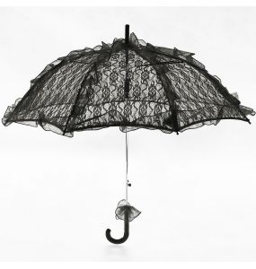 Black 'Fairy' Gothic Romantic Parasol