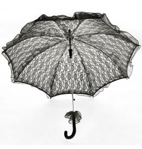 Black 'Fairy' Gothic Romantic Parasol