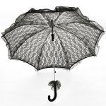 Black 'Fairy' Gothic Romantic Parasol