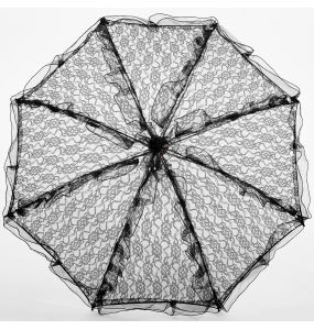 Black 'Fairy' Gothic Romantic Parasol